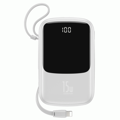 پاور بانک 10000 میلی آمپری بیسوس مدل BASEUS PPQD-B01