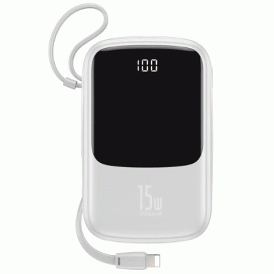 پاور بانک 10000 میلی آمپری بیسوس مدل BASEUS PPQD-B09