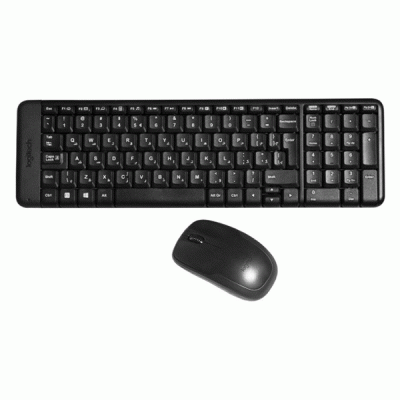کیبورد و موس بی سیم لاجیتک مدل LOGITECH MK220