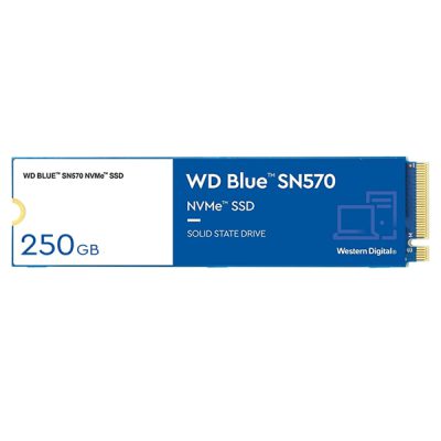 حافظه SSD اینترنال وسترن دیجیتال آبی مدل WESTERN DIGITAL Blue SN570 با ظرفیت 250 گیگابایت