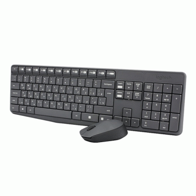 کیبورد و موس بی سیم لاجیتک مدل LOGITECH MK235