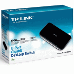 سوییچ 8 پورت گیگابیت و دسکتاپی تی پی-لینک مدل TPLINK NEW DESIGN TL-SG1008D