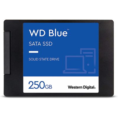 حافظه SSD اینترنال وسترن دیجیتال آبی مدل WESTERN DIGITAL Blue با ظرفیت 250 گیگابایت