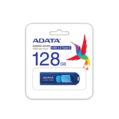 فلش مموری 128 گیگابایتی ای دیتا مدل ADATA FLASH DRIVE UC300 128G USB3.2