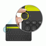 کیبورد بی سیم لاجیتک مدل LOGITECH K480