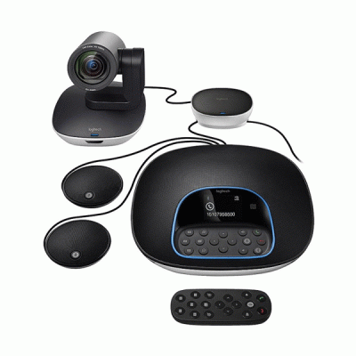 ویدیو کنفرانس لاجیتک مدل LOGITECH GROUP به همراه میکروفون Group Expansion Mics