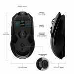 موس بی سیم گیمینگ لاجیتک مدل LOGITECH G903 LIGHTSPEED