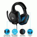 هدست گیمینگ 7.1 لاجیتک مدل LOGITECH G432 SURROUND SOUND