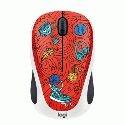 موس بی سیم لاجیتک سری Doodle مدل LOGITECH M238 CHAMPION CORAL