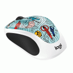 موس بی سیم لاجیتک سری Doodle مدل LOGITECH M238 BAE-BEE BLUE