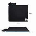 موس پد گیمینگ لاجیتک مدل LOGITECH POWERPLAY HARD