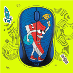 موس بی سیم لاجیتک سری Doodle مدل LOGITECH M238 Sneakerhead