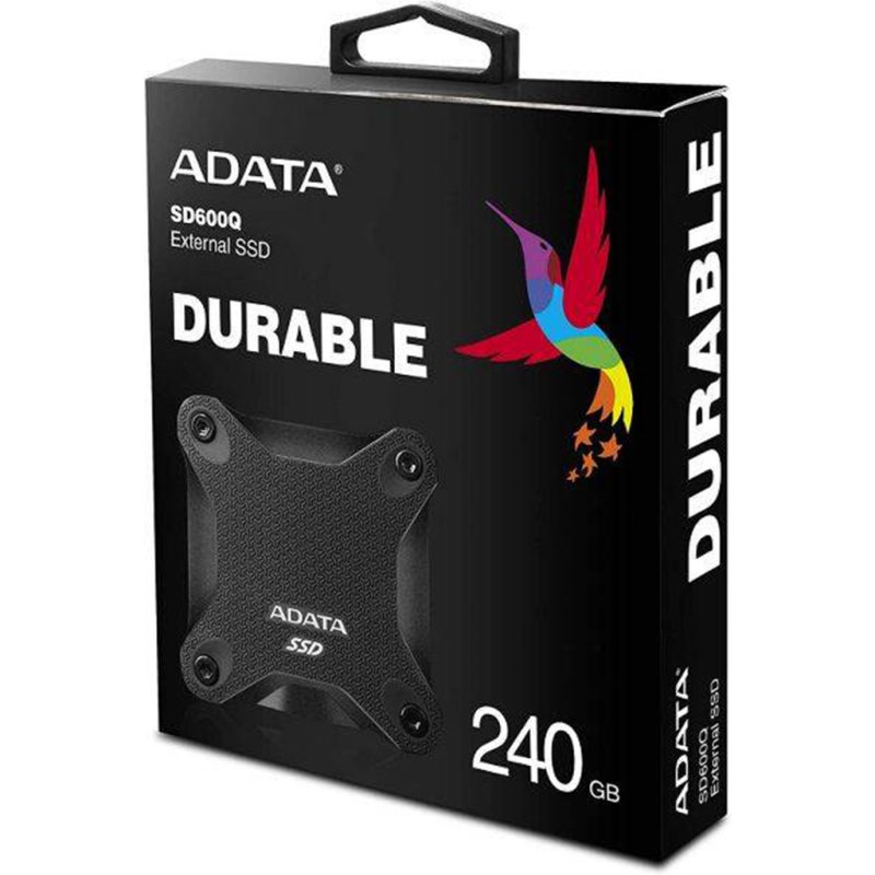 حافظه SSD اکسترنال ای دیتا مدل ADATA SD600Q با ظرفیت 240 گیگابایت