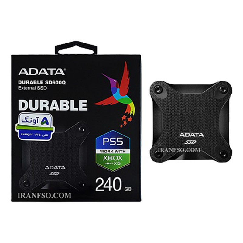 حافظه SSD اکسترنال ای دیتا مدل ADATA SD600Q با ظرفیت 240 گیگابایت