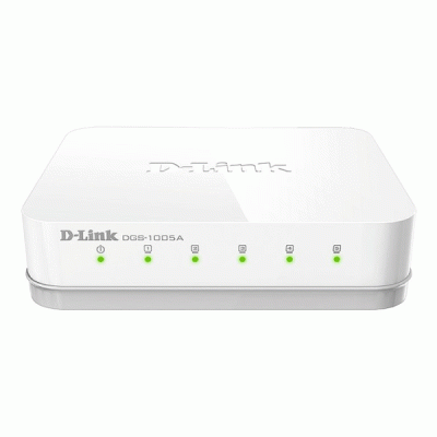 سوییچ 5 پورت گیگابیتی و دسکتاپی دی لینک مدل DLINK DGS-1005A