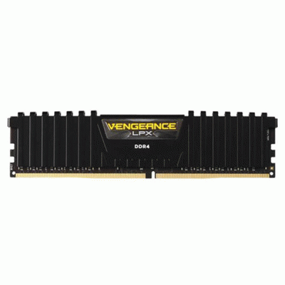 رم کامپیوتر تک کاناله 8 گیگابایتی کورسیر ونجنس ال پی ایکس مدل CORSAIR VENGEANCE LPX 8G 3200 DDR4