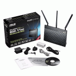 مودم-روتر ADSL/VDSL بی سیم و دوبانده ایسوس مدل ASUS DSL-AC68U