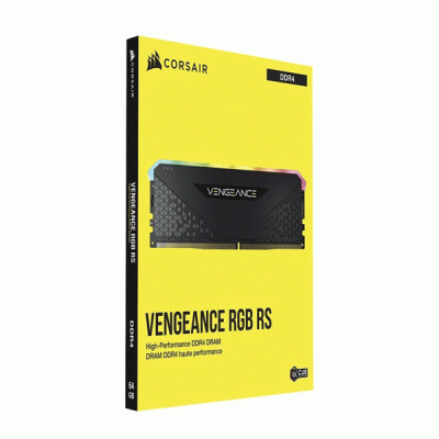 رم کامپیوتر تک کاناله 16 گیگابایتی کورسیر ونجنس آر اس پرو مدل CORSAIR VENGEANCE RS PRO 16G 3200 DDR4
