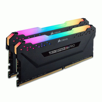 رم کامپیوتر دوکاناله 32 گیگابایتی کورسیر ونجنس آر جی بی پرو مدل CORSAIR VENGEANCE RGB PRO 32G 3200 DDR4