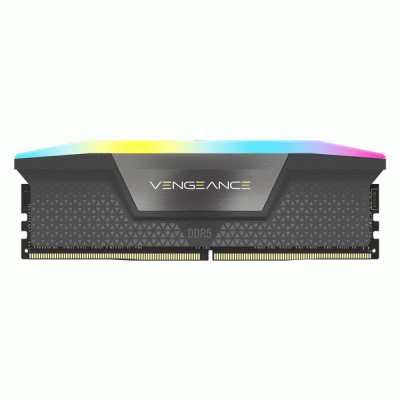 رم کامپیوتر دو کاناله 64 گیگابایتی کورسیر ونجنس آر جی  بی مدل CORSAIR VENGANCE RGB 64G 5600 DDR5