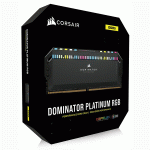 رم کامپیوتر دو کاناله 32 گیگابیتی کورسیر دومینیتور پلاتینیوم آر جی بی مدل CORSAIR DOMINATOR PLATINUM RGB 32G 5200 DDR5