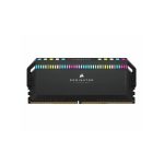 رم کامپیوتر دوکاناله 64 گیگابایتی کورسیر دومینیتور پلاتینیوم آر جی بی مدل CORSAIR DOMINATOR PLATINIUM RGB 64G 5600 DDR5