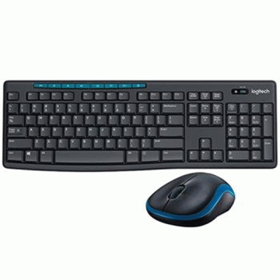 کیبورد و موس بی سیم لاجیتک مدل LOGITECH MK275