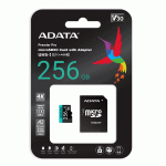 کارت حافظه MICRO SDXC ای دیتا مدل ADATA PREMIER کلاس 10 استاندارد UHS-1 U3 سرعت 100MBPS با ظرفیت 256 گیگابایت