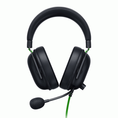 هدست گیمینگ ریزر مدل RAZER BLACK V2 + USB SOUND CARD