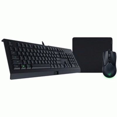 موس و کیبورد و موس پد گیمینگ ریزر مدل RAZER LEVEL UP BUNDLE