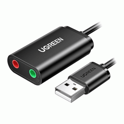 کارت صدا USB2.0 یوگرین مدل UGREEN US205
