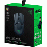 موس گیمینگ بی سیم ریزر مدل RAZER VIPER ULTIMATE به همراه پایه شارژر