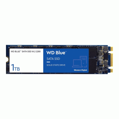 حافظه SSD اینترنال وسترن دیجیتال آبی مدل WESTERN DIGITAL BLUE WDS100T2BOB با ظرفیت 1 ترابایت