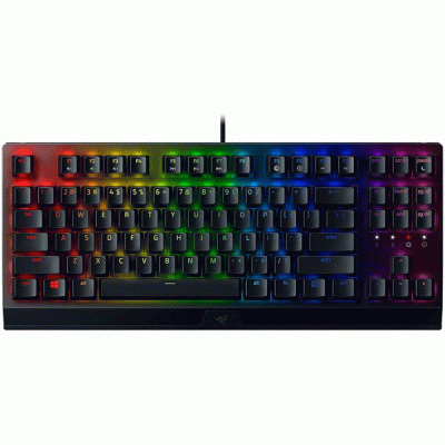 کیبورد گیمینگ ریزر مدل RAZER BLACKWIDOW V3 TENKEYLESS