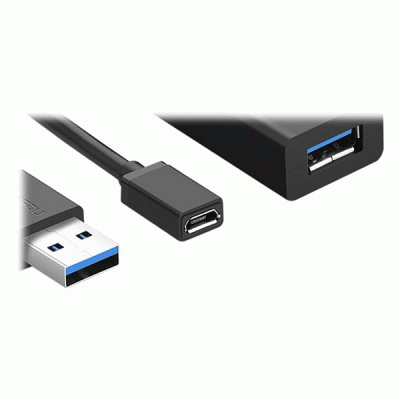 کابل افزایش طول USB3.0 همراه پورت تقویت کننده MICRO USB یوگرین مدل UGREEN US175 به طول 5 متر