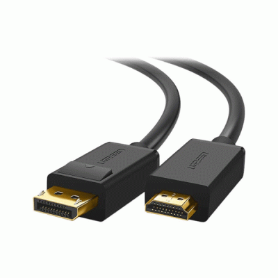 کابل DISPLAYPORT به HDMI با رزولوشن 1080P یوگرین مدل UGREEN DP101 به طول 2 متر