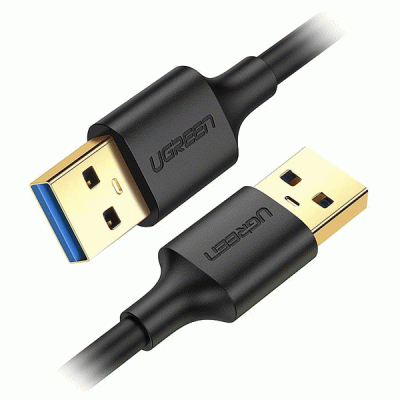 کابل لینک USB 3.0 دو سر نر یو گرین مدل مدل UGREEN US128 به طول 0.5 متر