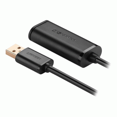 کابل افزایش طول (اکتیو) USB 2.0 یوگرین مدل UGREEN US121 به طول 5 متر