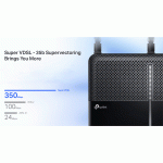 مودم روتر بی سیم VDSL/ADSL تی پی لینک مدل TPLINK ARCHER VR600 V3 AC2100