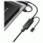 کابل افزایش طول USB3.0 همراه پورت تقویت کننده MICRO USB یوگرین مدل UGREEN US175 به طول 10 متر