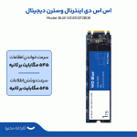 حافظه SSD اینترنال وسترن دیجیتال آبی مدل WESTERN DIGITAL BLUE WDS100T2BOB با ظرفیت 1 ترابایت