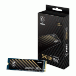 حافظه SSD اینترنال ام اس آی مدل MSI SPATIUM M450 PCLE 4.0 NVME M.2 با ظرفیت 1 ترابایت