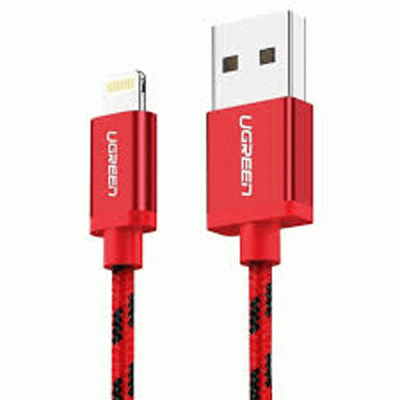 کابل تبدیل USB به لایتنینگ یوگرین مدل UGREEN US247 به طول 1.5 متر