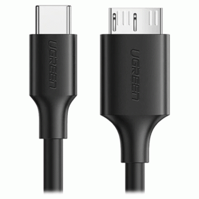 کابل TYPE C به MICRO USB (هارد) یوگرین مدل UGREEN US312 20103 به طول 1 متر