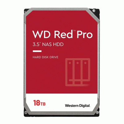 هارد دیسک اینترنال وسترن دیجیتال مدل WESTERN DIGITAL RED PRO با ظرفیت 18 ترابایت