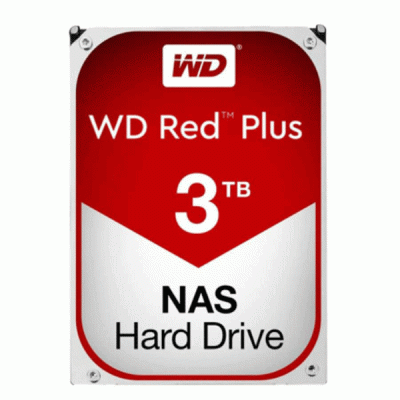 هارد دیسک اینترنال وسترن دیجیتال مدل WESTERN DIGITAL RED PLUS با ظرفیت 3 ترابایت