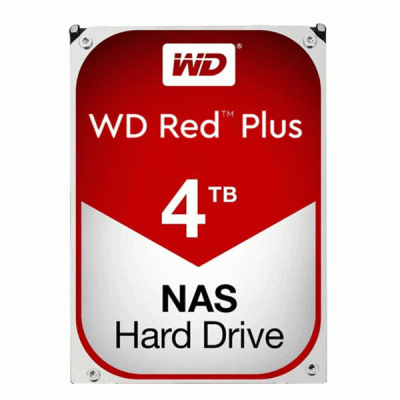 هارد دیسک اینترنال وسترن دیجیتال مدل WESTERN DIGITAL RED PLUS با ظرفیت 4 ترابایت