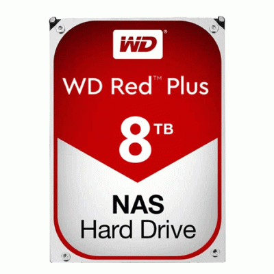 هارد دیسک اینترنال وسترن دیجیتال مدل WESTERN DIGITAL RED PLUS با ظرفیت 8 ترابایت