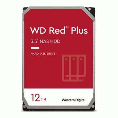 هارد دیسک اینترنال وسترن دیجیتال مدل WESTERN DIGITAL RED PLUS با ظرفیت 12 ترابایت