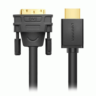 کابل HDMI به DVI-D 1+24 (دوطرفه) یوگرین مدل UGREEN HD106 10137 به طول 5 متر